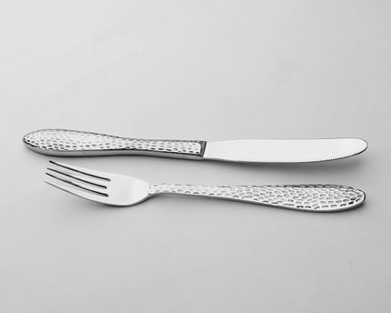 Dolphin Stainless Steel 11 Gauge 34 Pcs Cutlery Set Premium Quality - Hammer