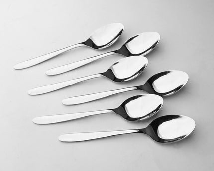 Dolphin Stainless Steel 11 Gauge 34 Pcs Cutlery Set Premium Quality - Plain