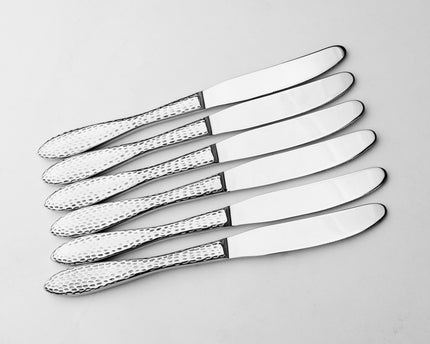 Dolphin Stainless Steel 11 Gauge 34 Pcs Cutlery Set Premium Quality - Hammer