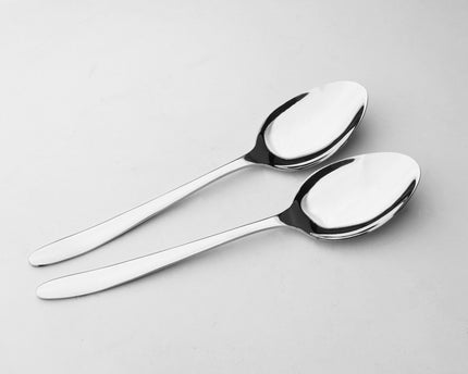 Dolphin Stainless Steel 11 Gauge 34 Pcs Cutlery Set Premium Quality - Plain