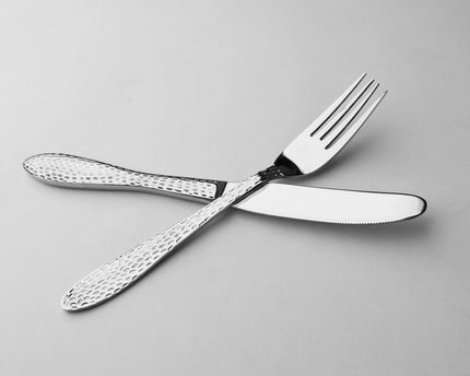 Dolphin Stainless Steel 11 Gauge 34 Pcs Cutlery Set Premium Quality - Hammer