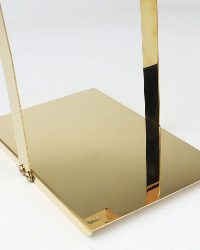 Dolphin Stainless Steel PVD Gold Plated Tiffin Cutlery Stand  - Only Stand