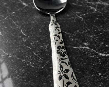 Dolphin 28 Pcs Stainless Steel Cutlery Set - New Flower